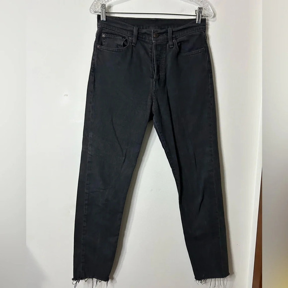 Levi’s Black Straight Leg Jeans - Picture 1 of 3
